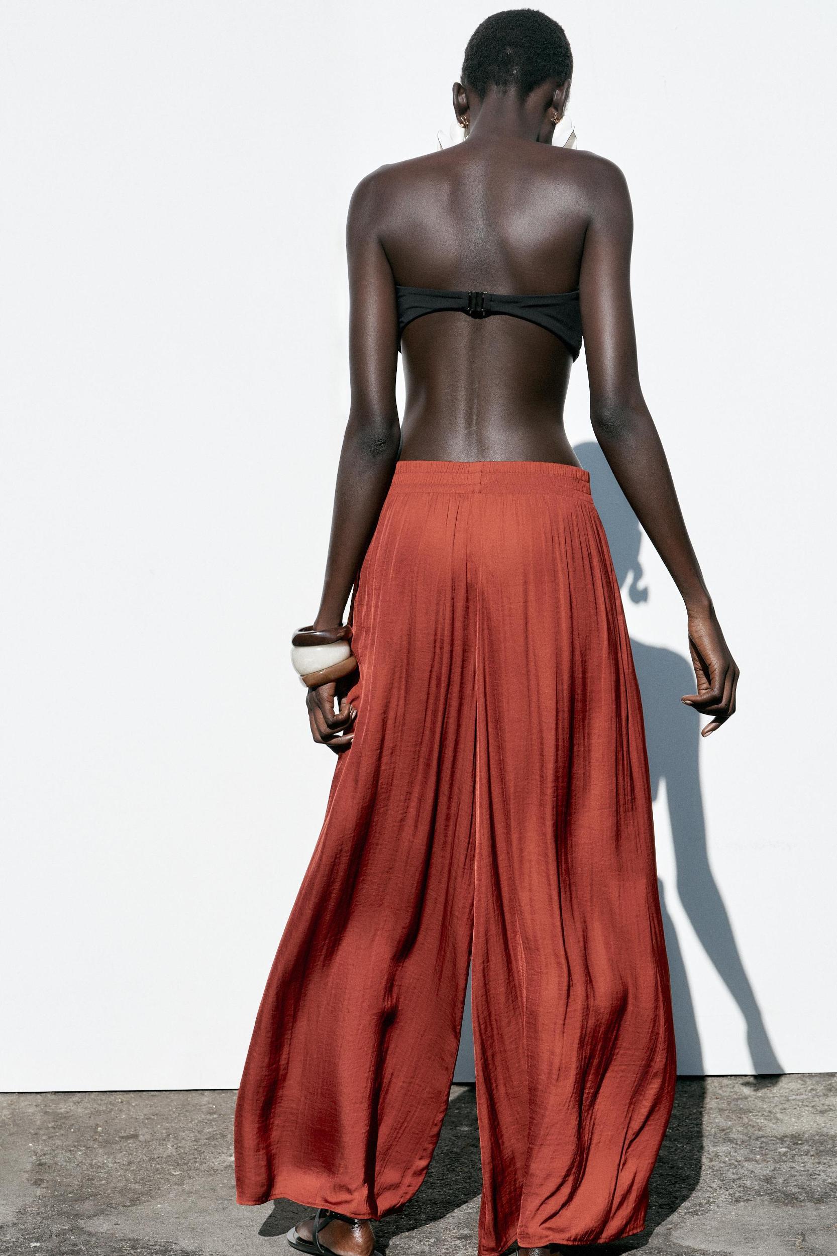 FLOWY WIDE LEG PANTS Product Image