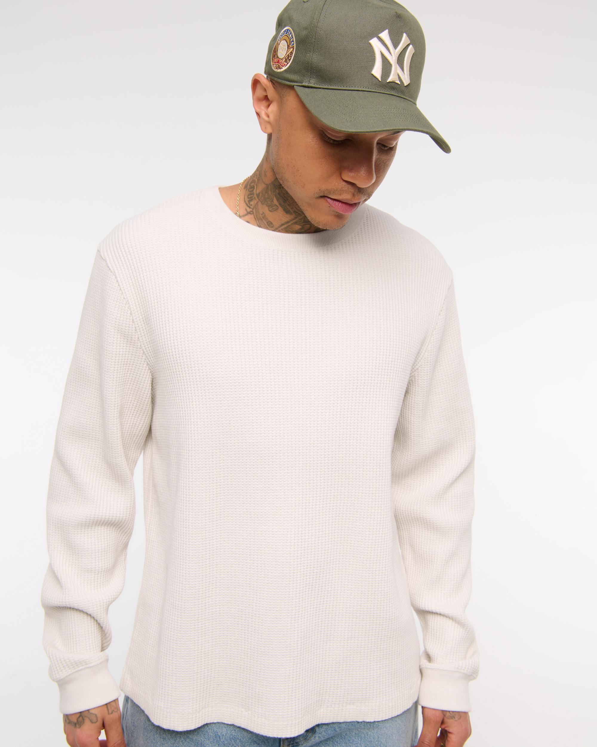 Long-Sleeve Classic Waffle Tee Product Image