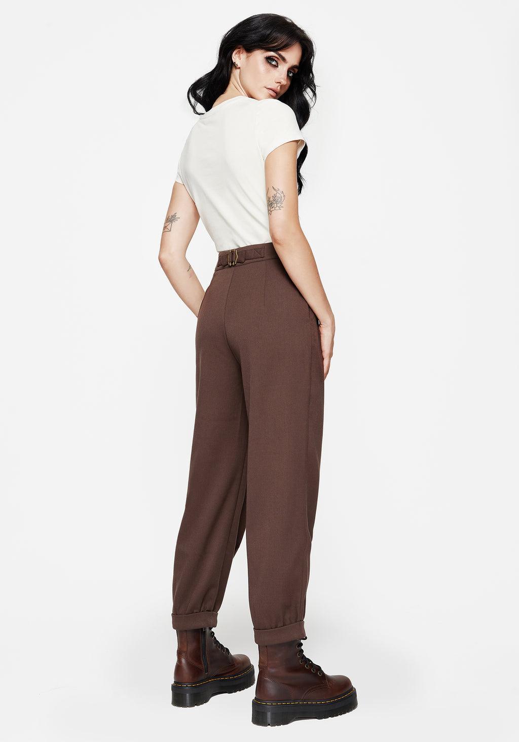 Marwood Acorn Embroidered Button Up Waist Balloon Trouser Product Image