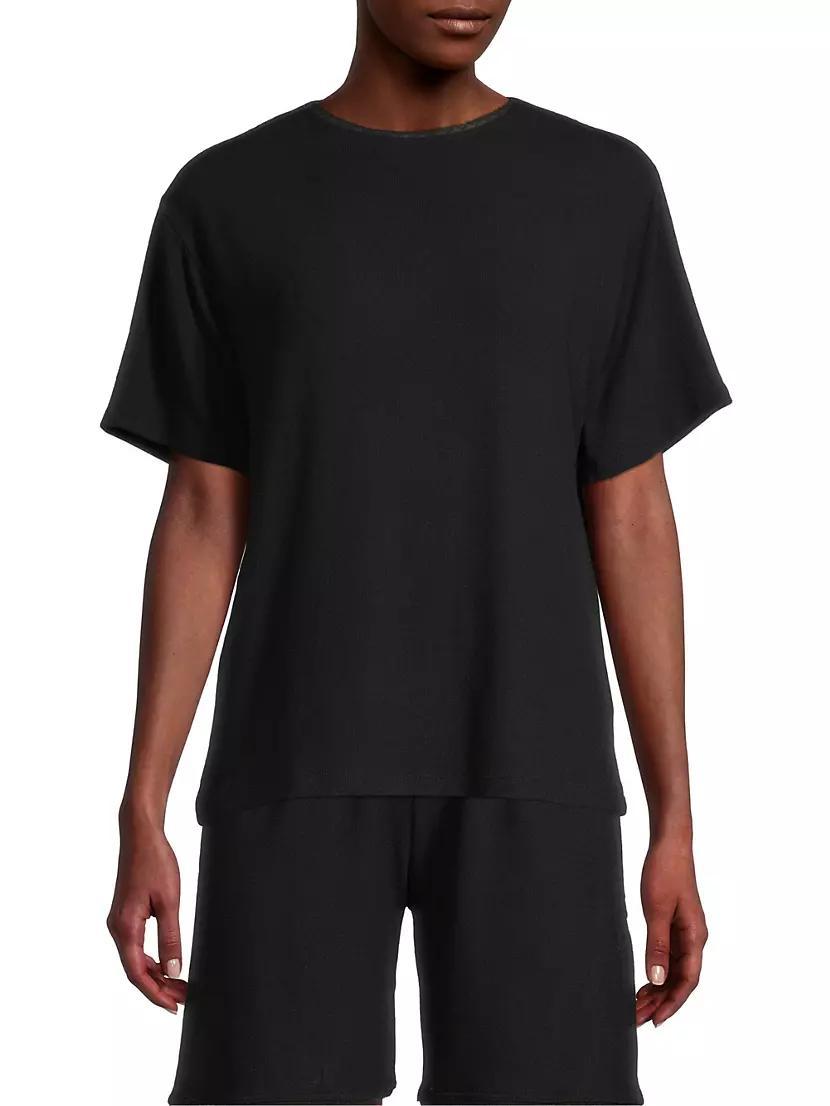 Esme Boxy Lace-Trim T-Shirt Product Image