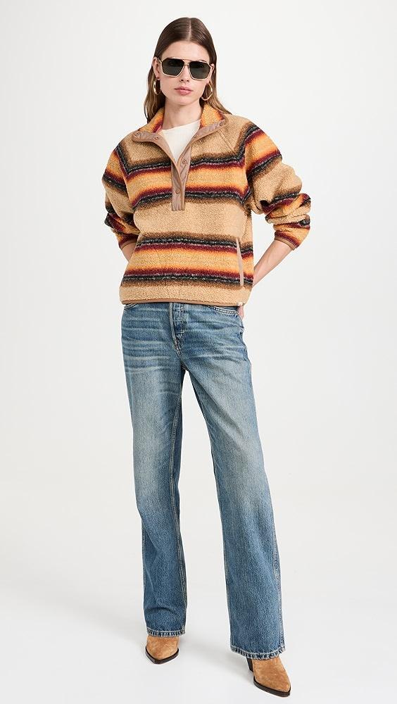 Faherty Fireside Fleece Popover | Shopbop Product Image