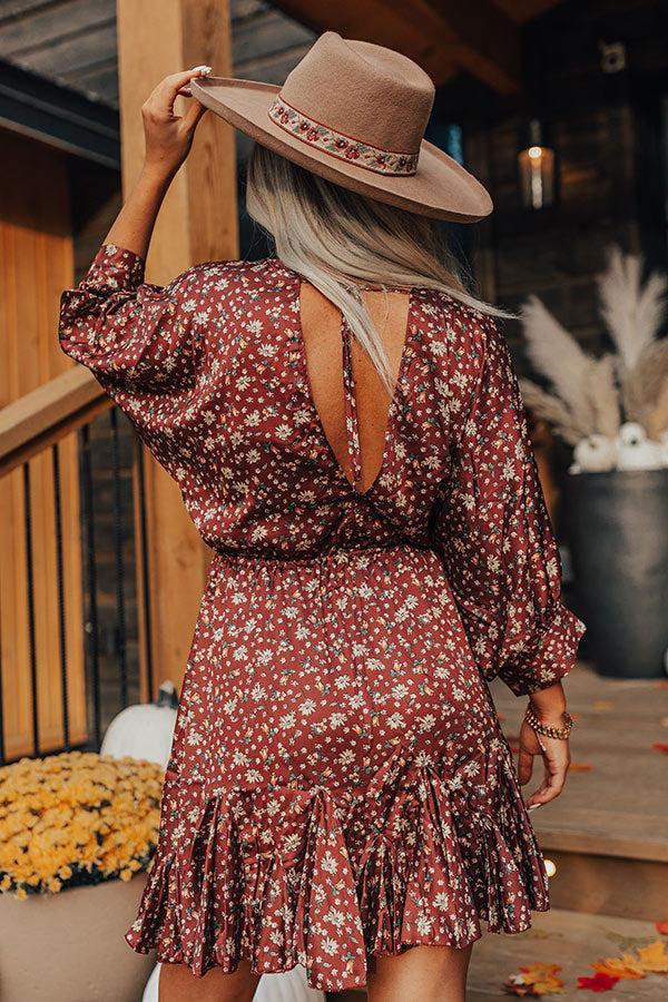 Simply Carried Away Floral Mini Dress Product Image