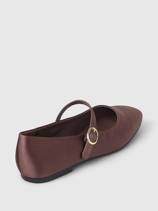 Satin Ballet Flats Product Image