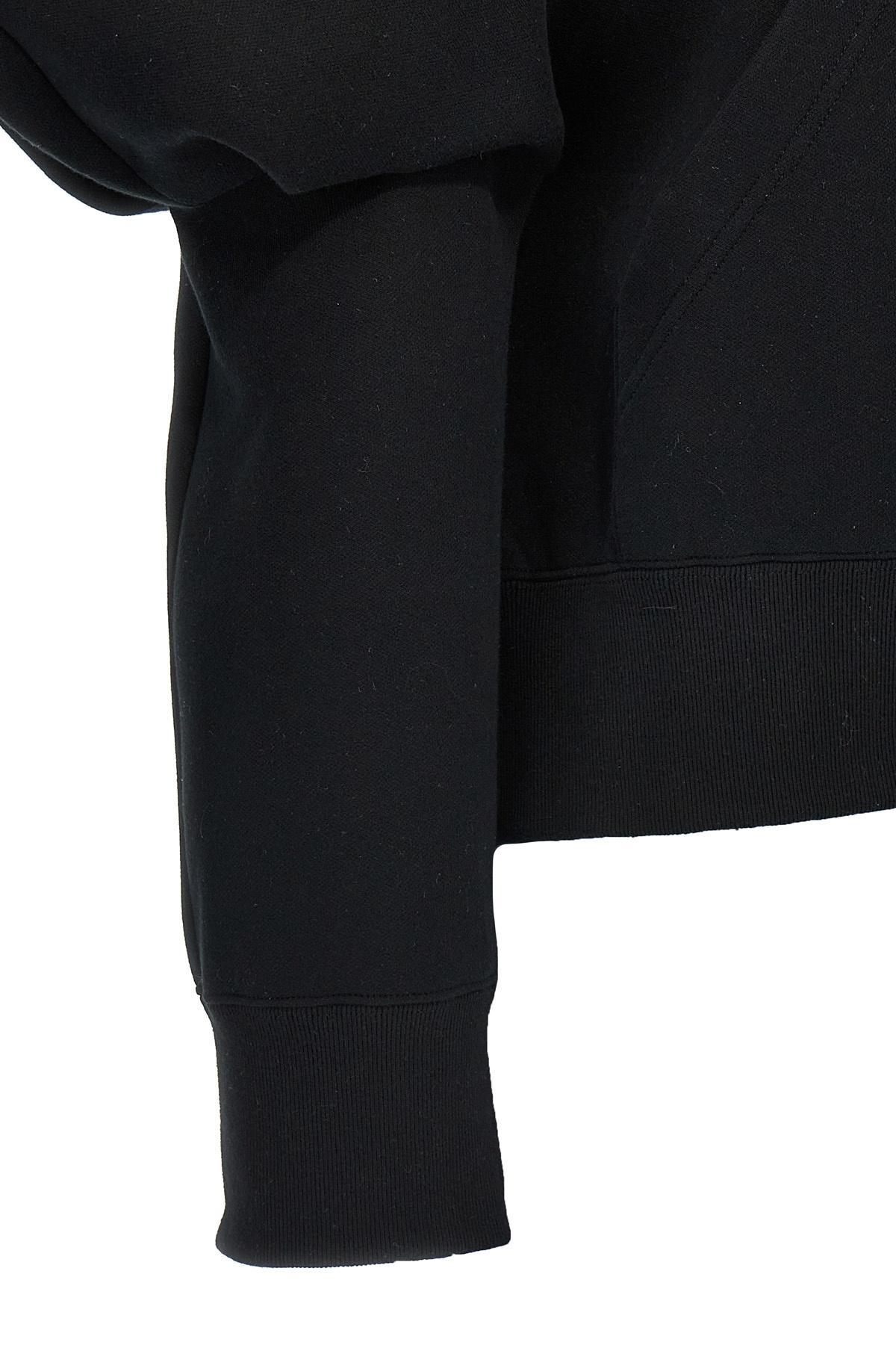 SACAI Hooded Sweater In Black Product Image