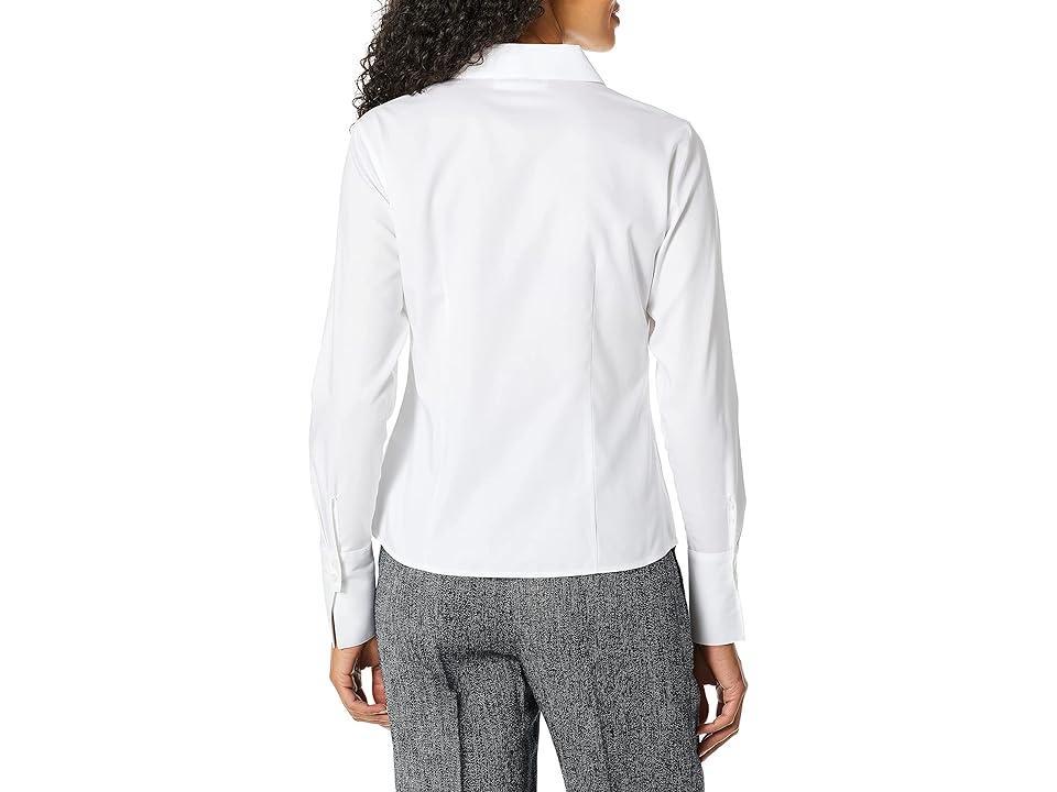 Calvin Klein Women's Long Sleeve Wrinkle Free Button Down Blouse Women's Clothing Product Image