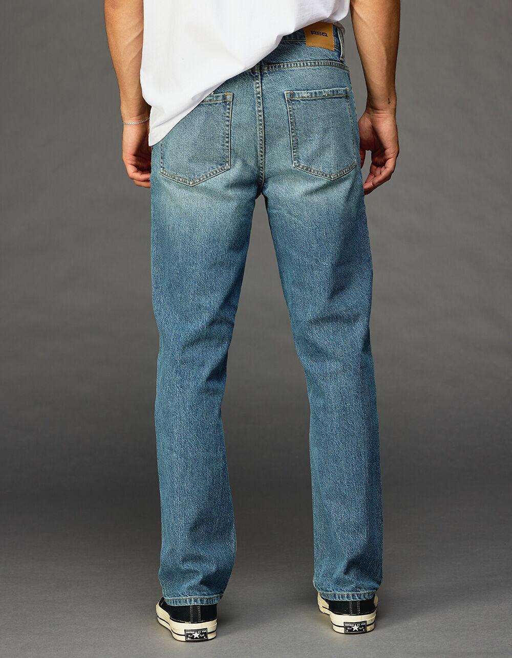 RSQ Mens Slim Straight Jeans - LIGHT WASH Product Image