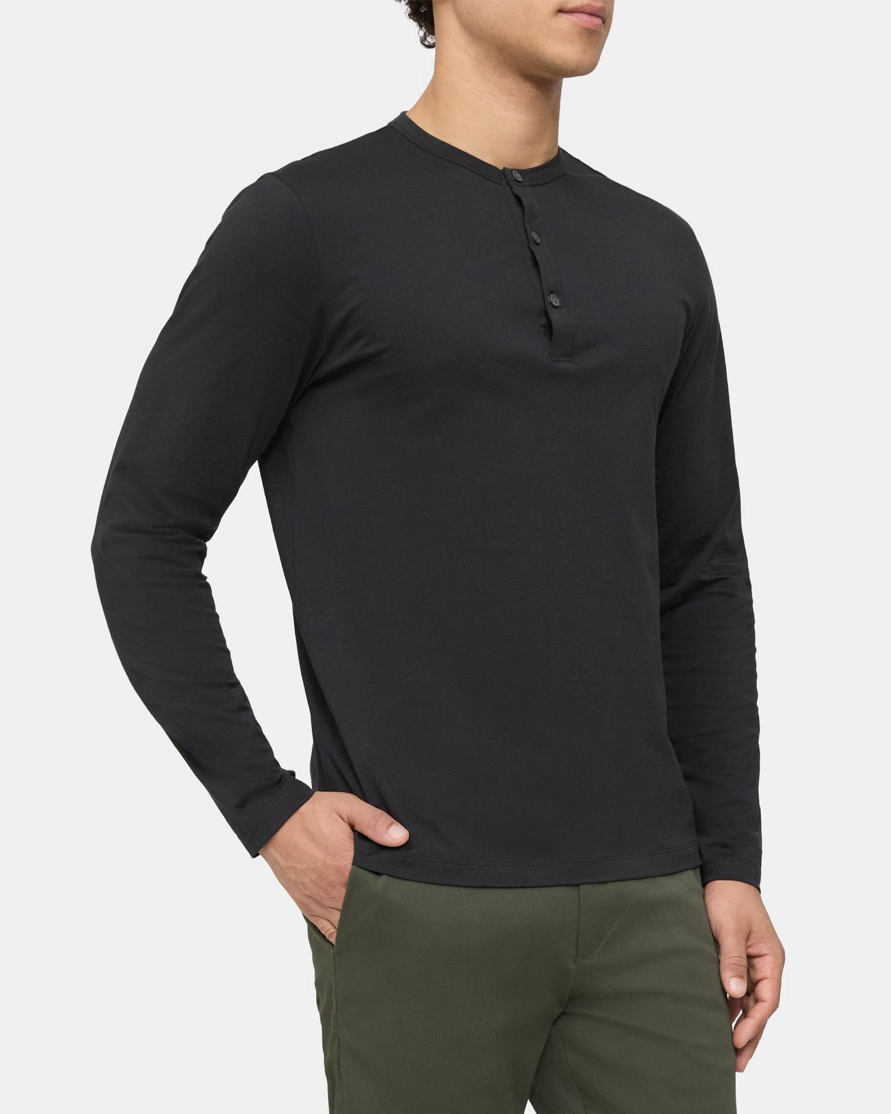 Essential Henley Shirt in Organic Cotton Product Image