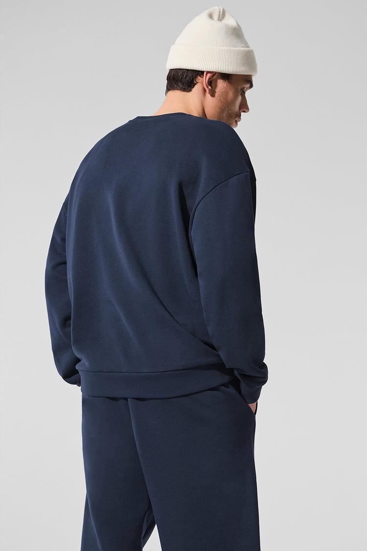 Chill Crew Neck Pullover - Navy Product Image