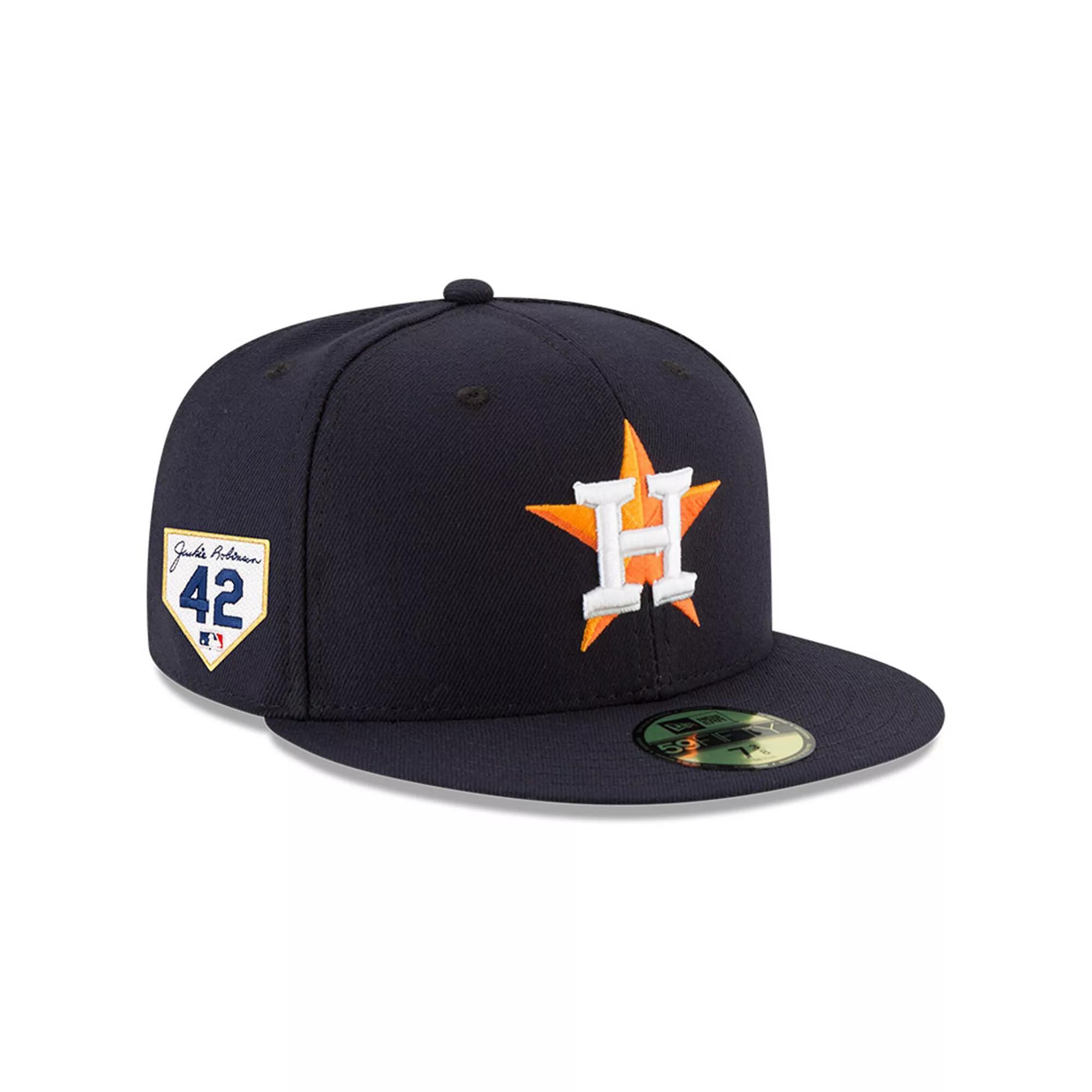 Men's New Era Navy Houston Astros 2023 Jackie Robinson Day 59FIFTY Fitted Hat, Size: 7 1/2, Blue Product Image