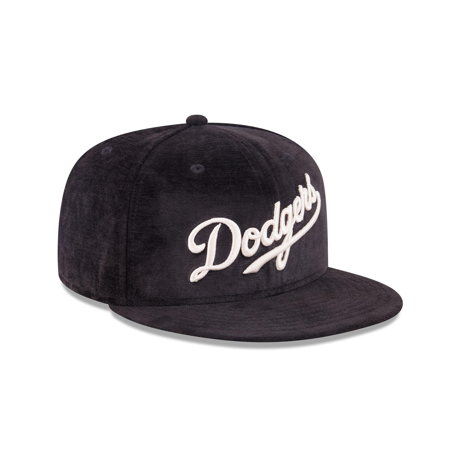 Los Angeles Dodgers Black Velvet 59FIFTY Fitted Hat Male Product Image