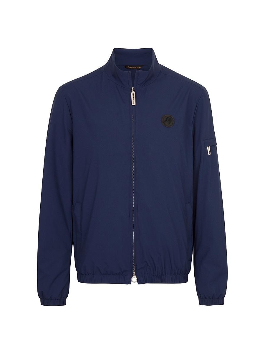 Mens Windbreaker Jacket with Zip Closure Product Image