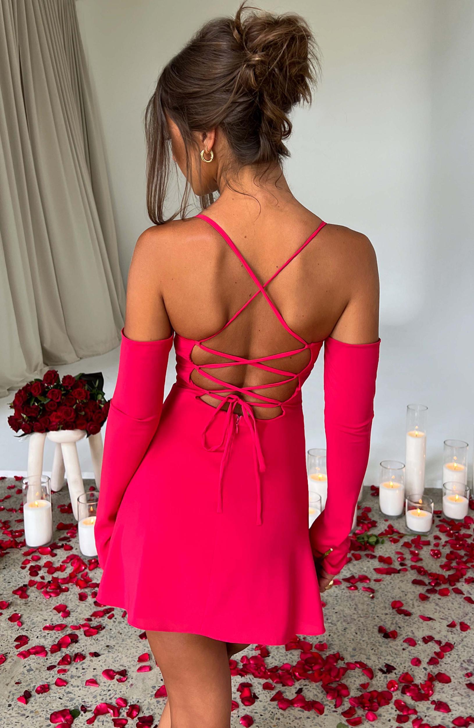 Fiona Mini Dress - Pink Product Image
