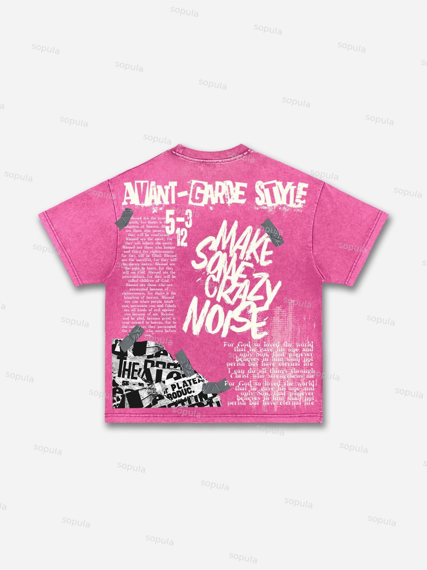 I Am Allergic To People! Men's Vintage Graphic Acid Wash T-shirt Product Image