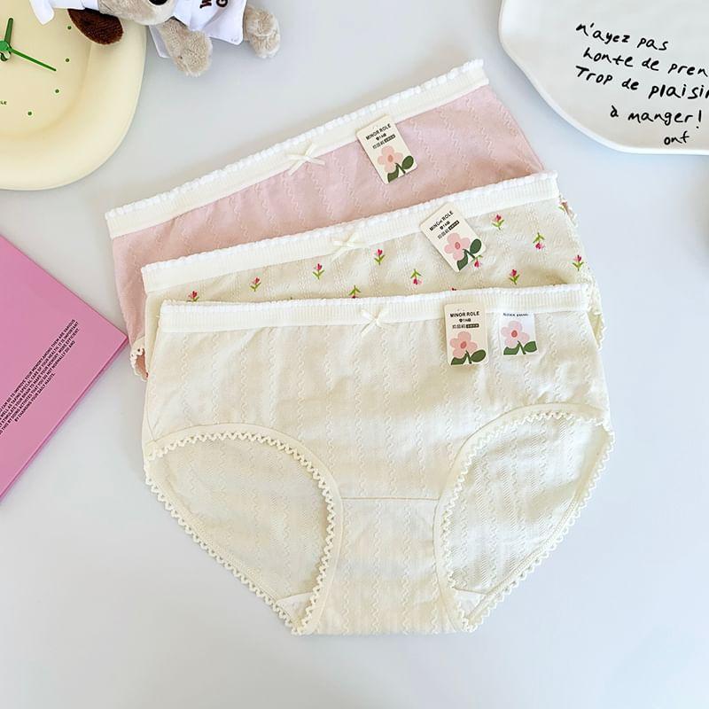Lace Trim Panty Product Image