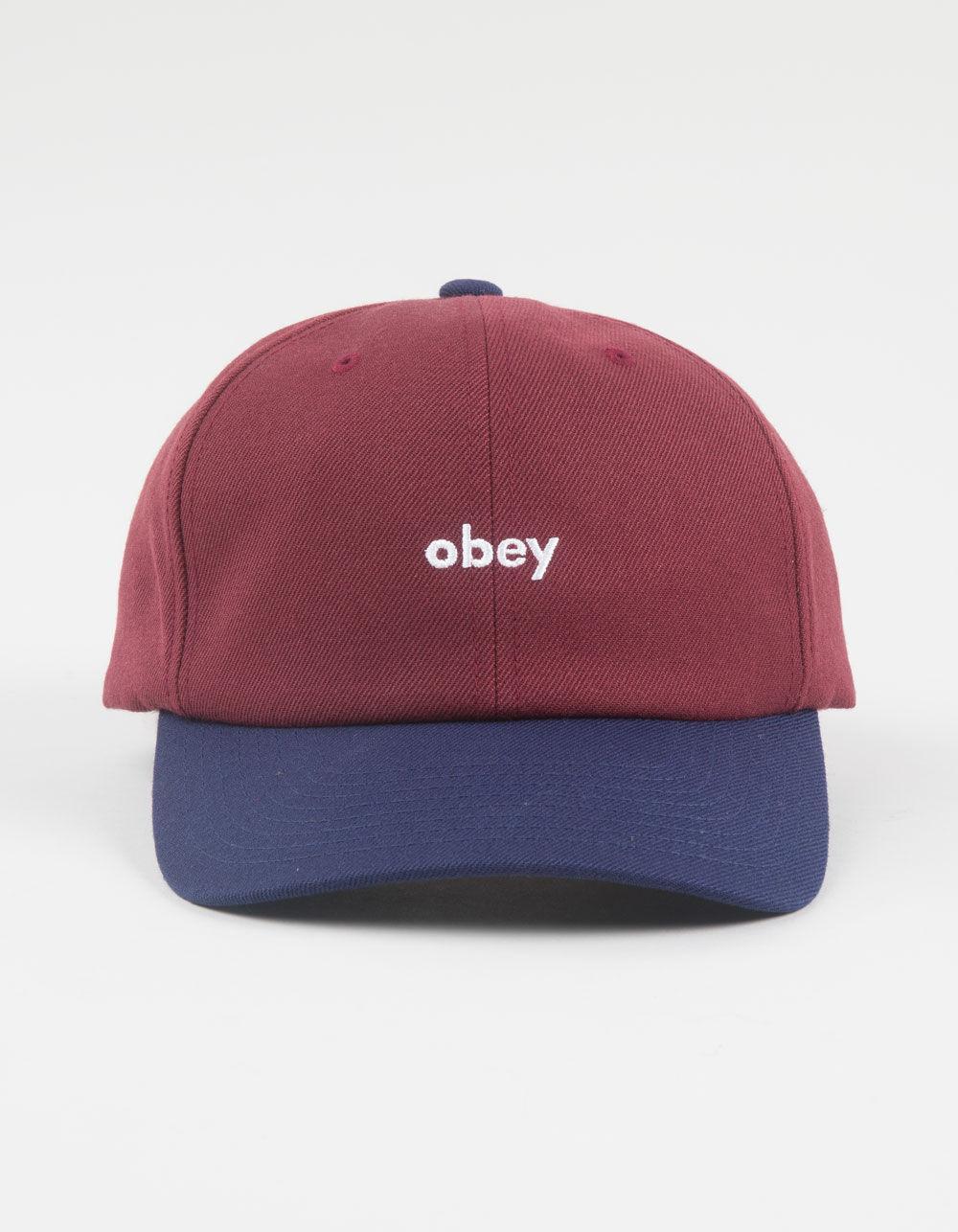 OBEY 2 Tone 6 Panel Snapback Hat - WHITE COMBO Product Image