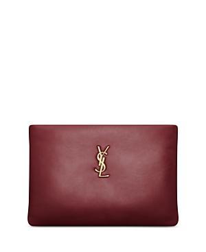 Saint Laurent Calypso Small Pouch in Lambskin Product Image