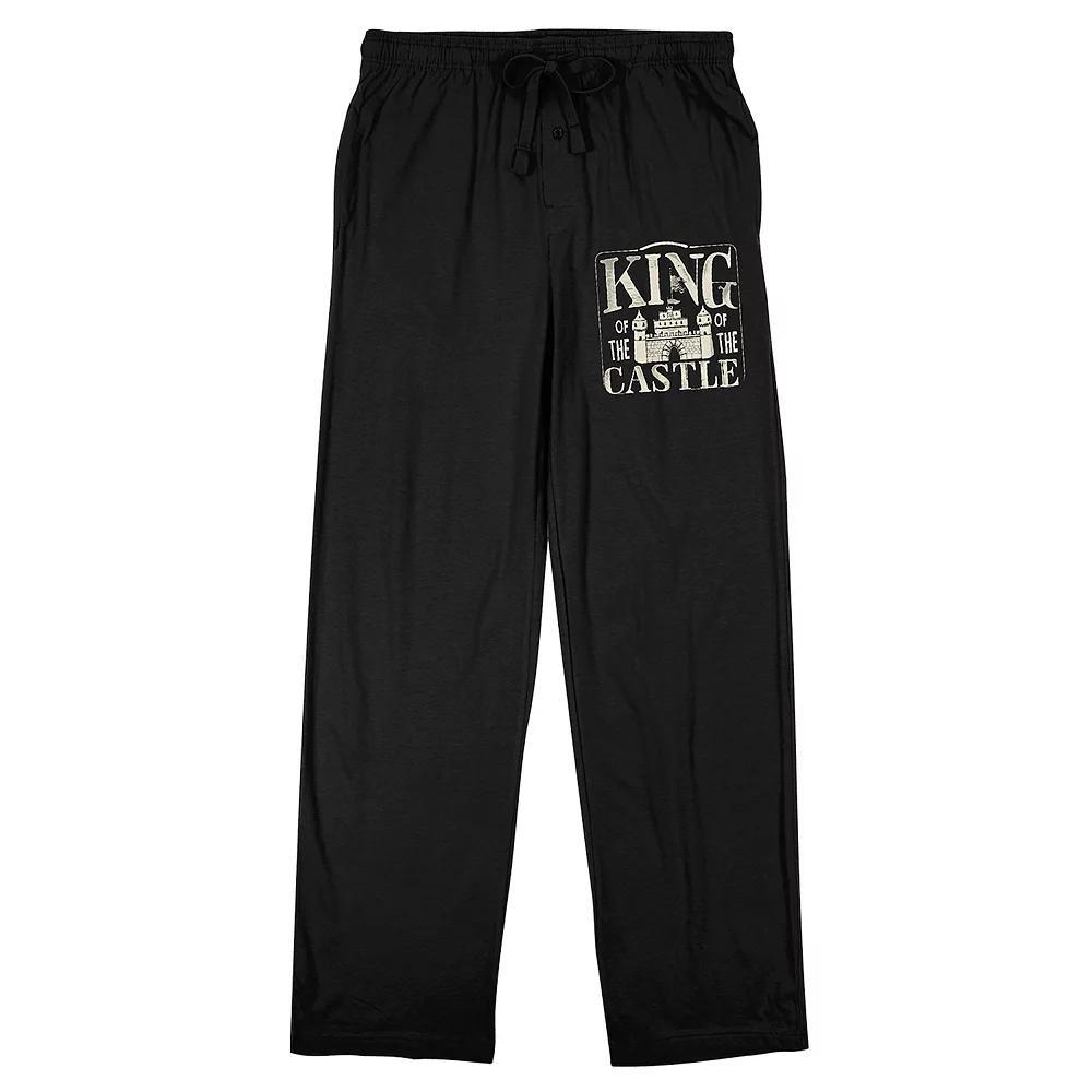 Men's King of the Castle Pajama Pants, Size: XXL, Black Product Image