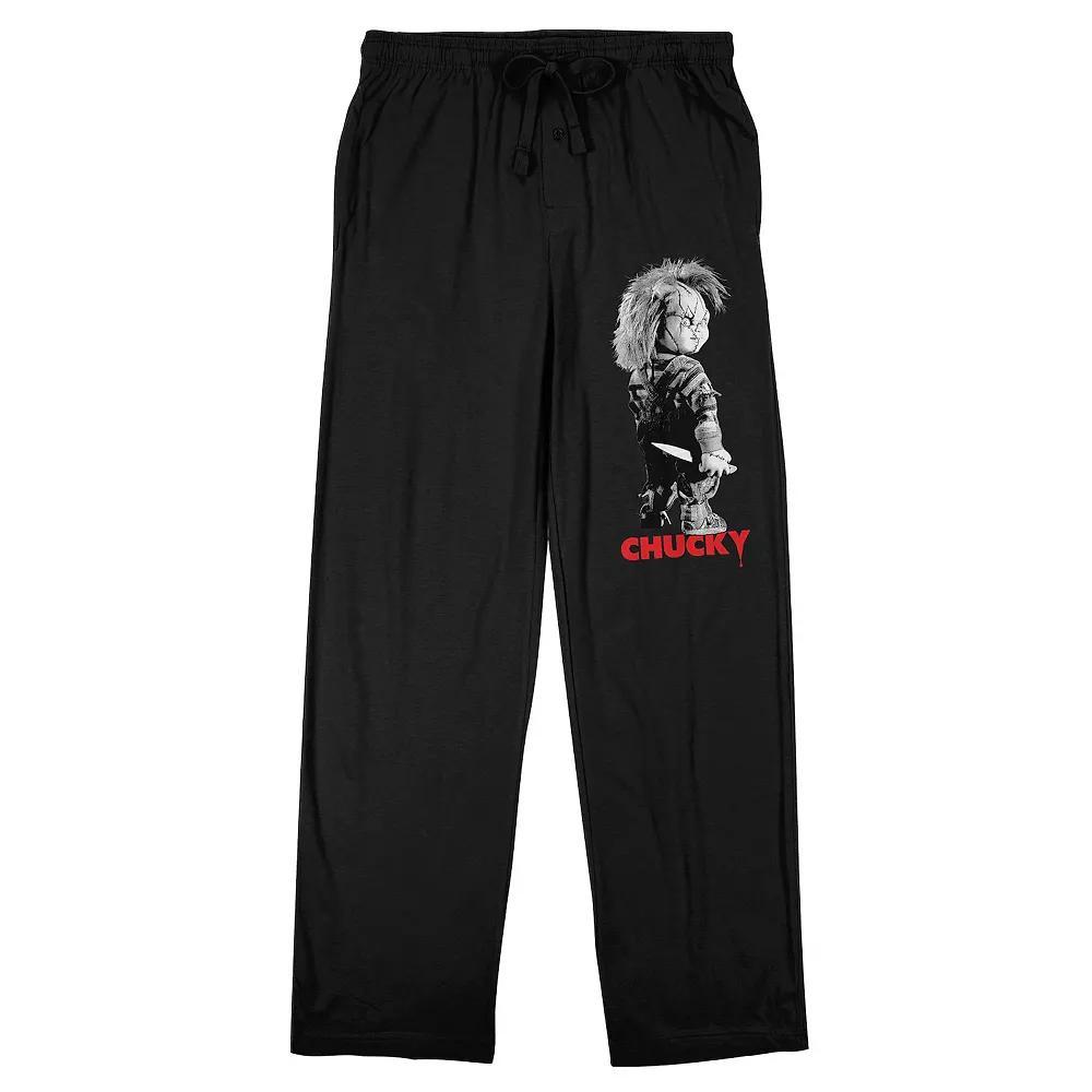 Men's Chucky my Chucky Sleep Pants, Size: Large, Black Product Image