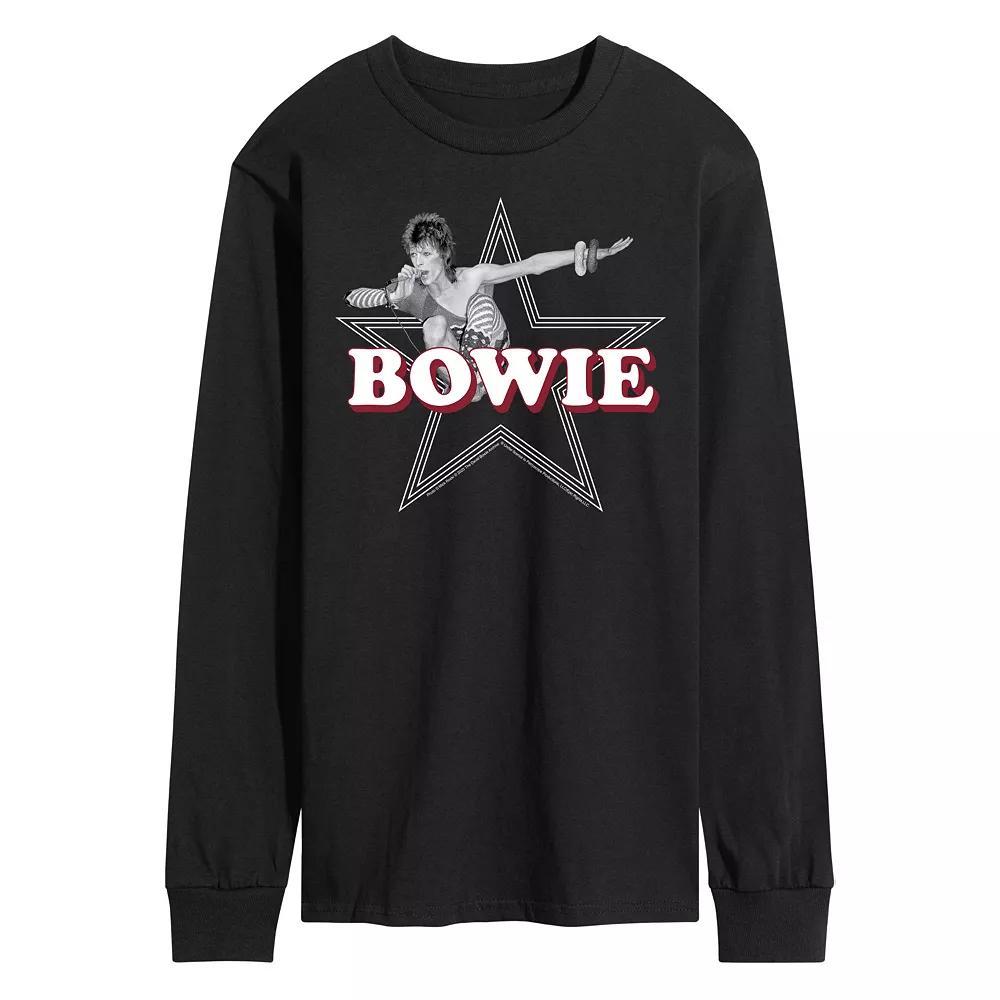 Mens David Bowie Star Long Sleeve Tee Product Image
