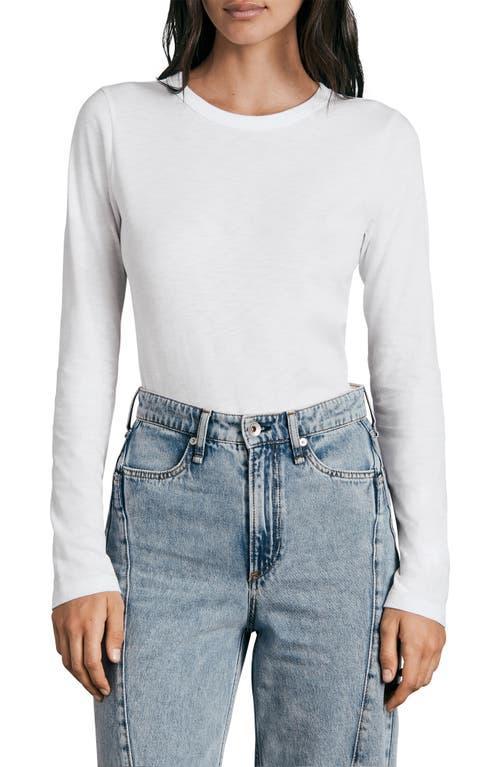 rag & bone Long-Sleeve Crewneck Tee Product Image