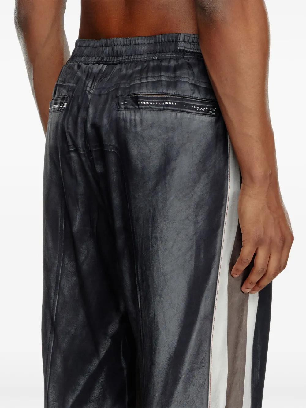 side-stripe straight-leg trousers  Product Image