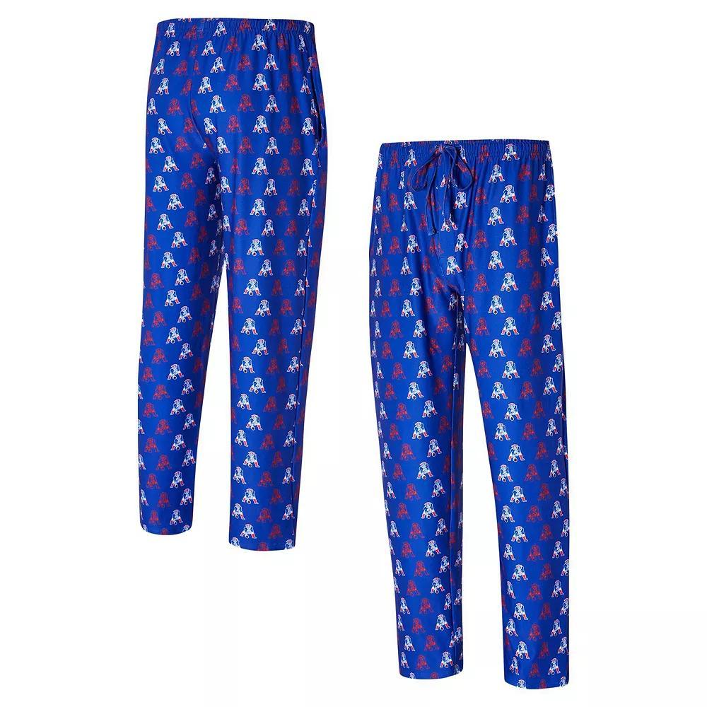 Men's Concepts Sport Royal New England Patriots Record Throwback All Over Knit Pants, Size: 2XL, Blue Product Image