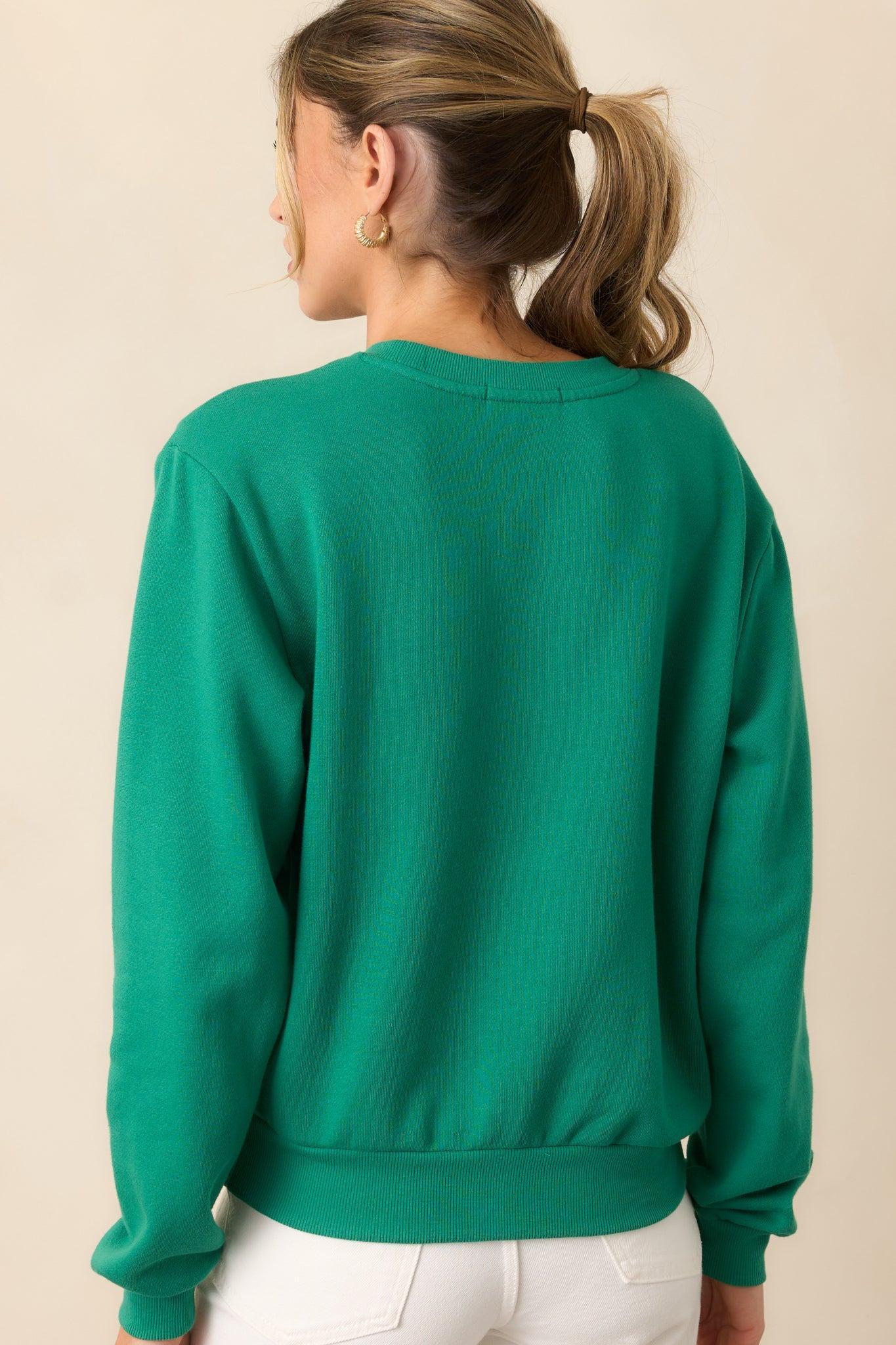 Z Supply Lucky Green Sweatshirt Product Image