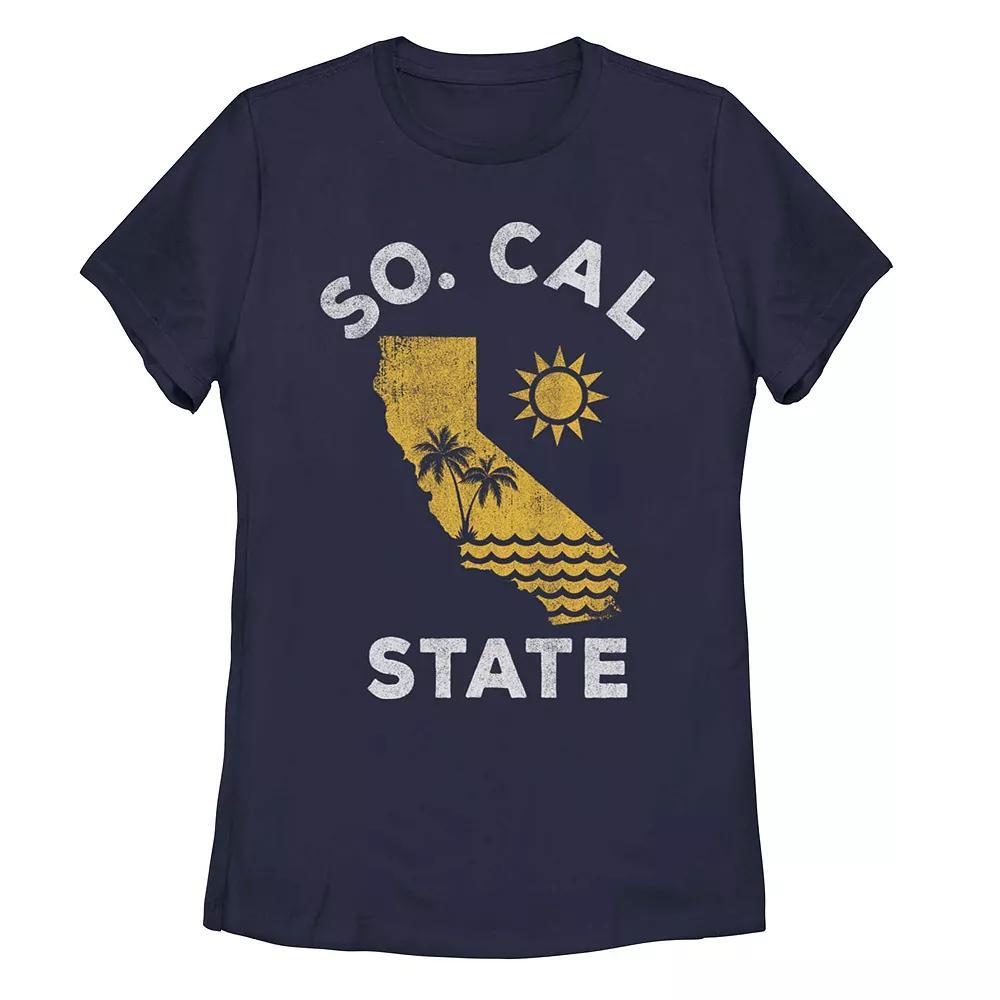 Juniors So. Cal State California Graphic Tee, Girls Blue Product Image