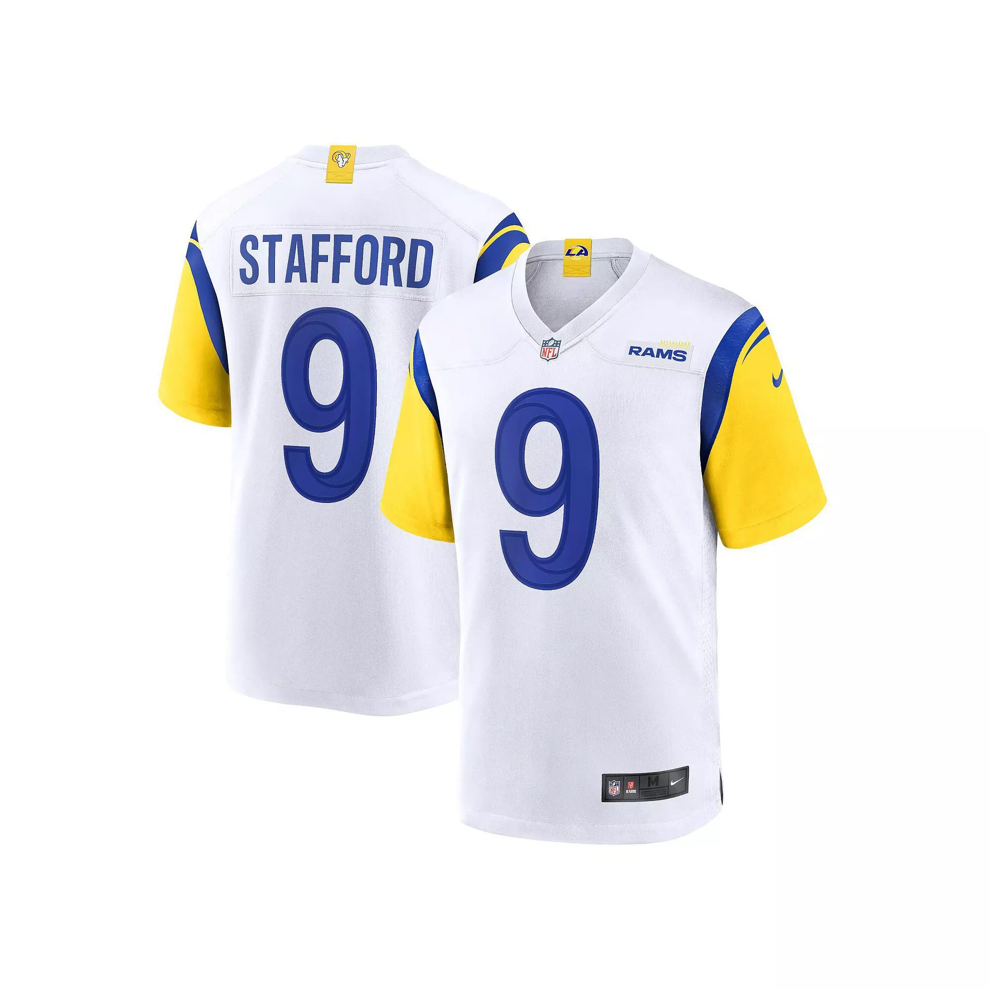 Men's Nike White Matthew Stafford Los Angeles Rams Alternate Game Jersey, Size: Medium Product Image