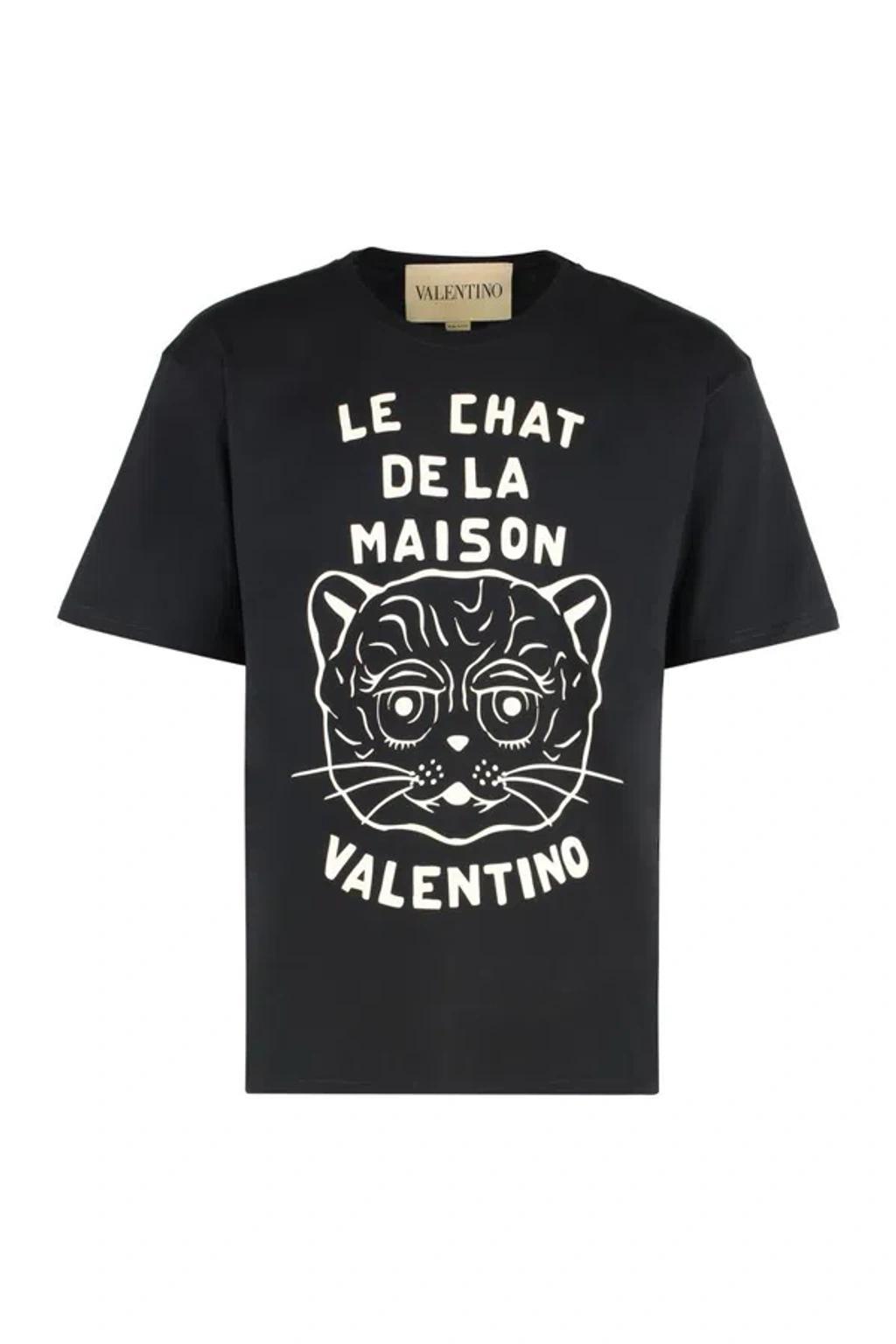 VALENTINO T-shirt Logo In Red Product Image