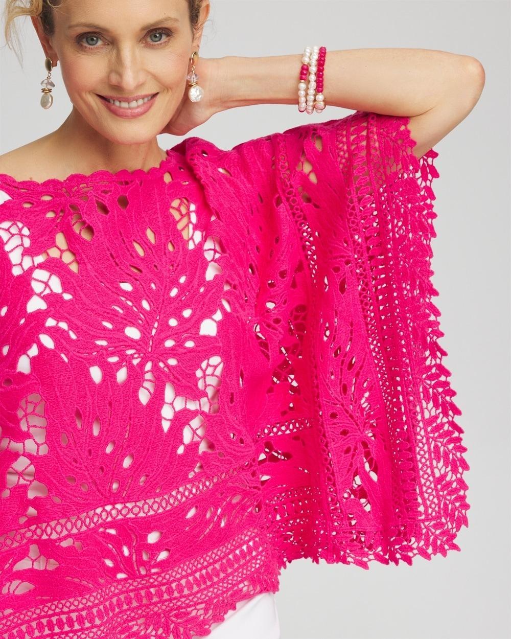 Linen Embroidered Applique Shirt Product Image
