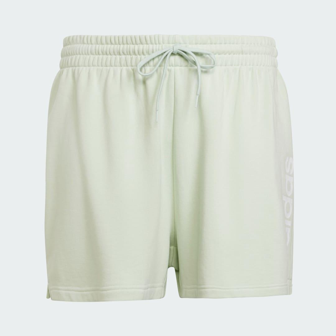 Plus Size adidas Essentials Linear French Terry Shorts, Womens Product Image