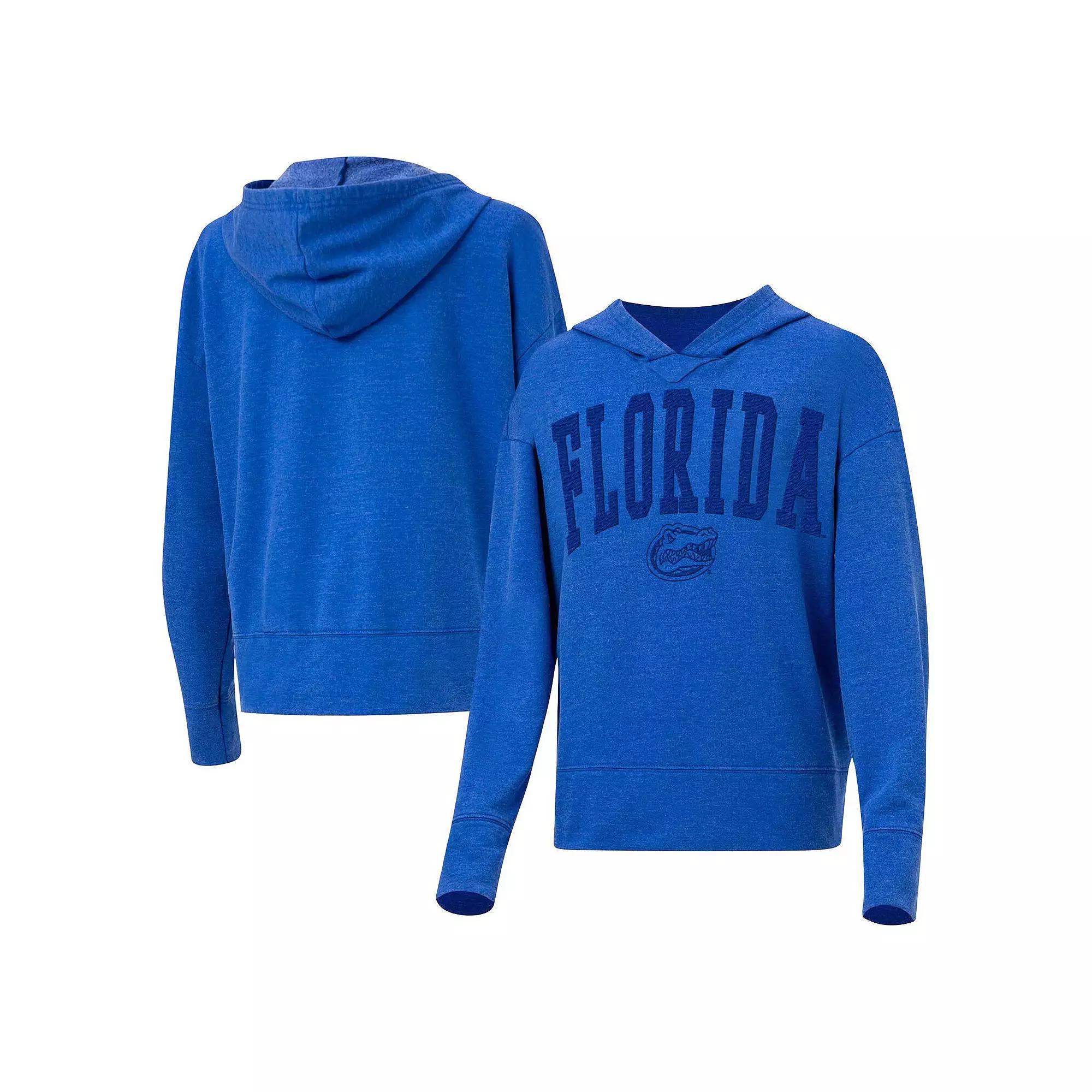 Women's Concepts Sport Royal Florida Gators Volley Long Sleeve Hoodie T-Shirt, Size: XL, Blue Product Image