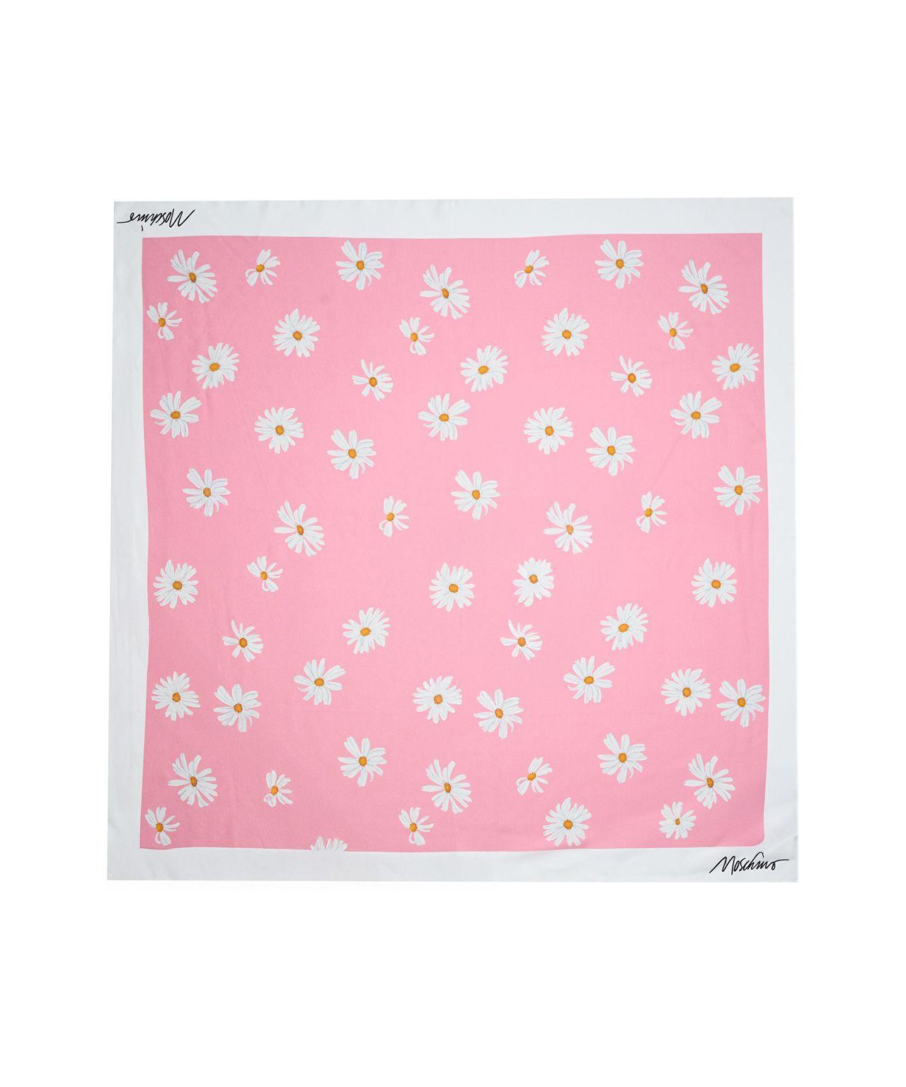 Silk scarf with floral pattern Product Image