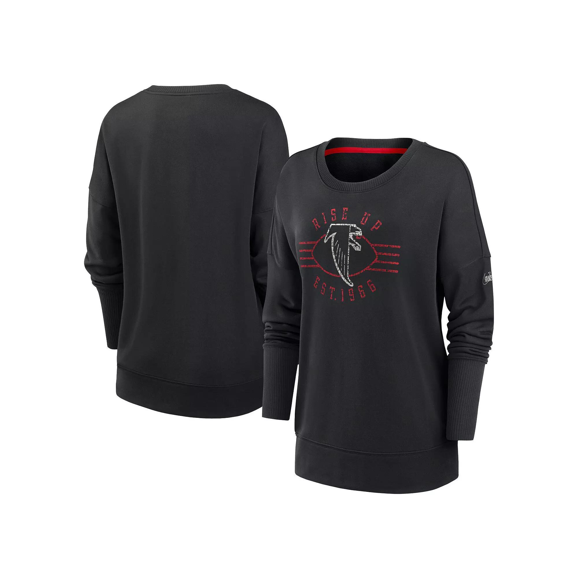 Womens Nike Royal Buffalo Bills Rewind Playback Icon Performance Pullover Sweatshirt Product Image