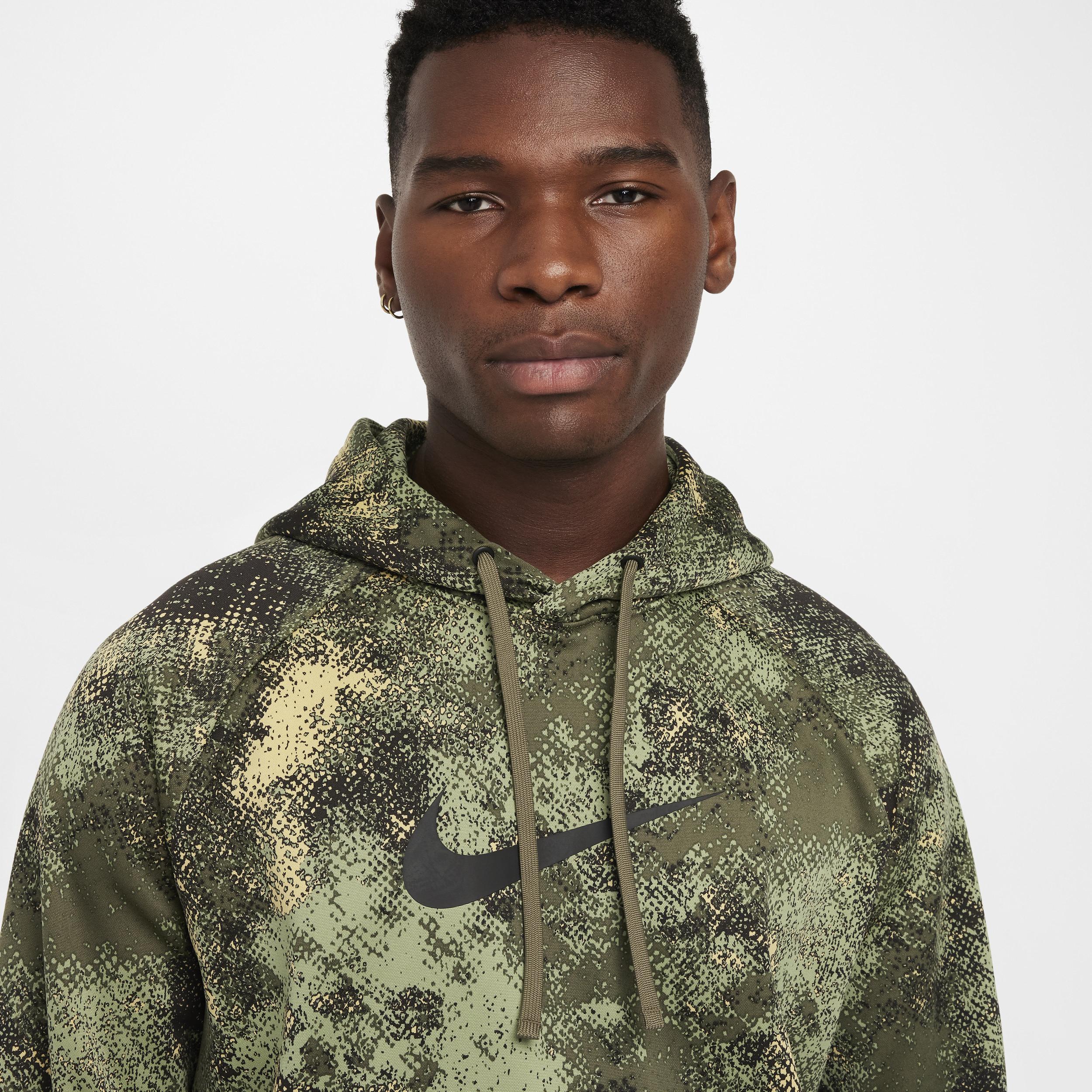 Mens Nike Therma-FIT Camo Versatile Pullover Hoodie Product Image