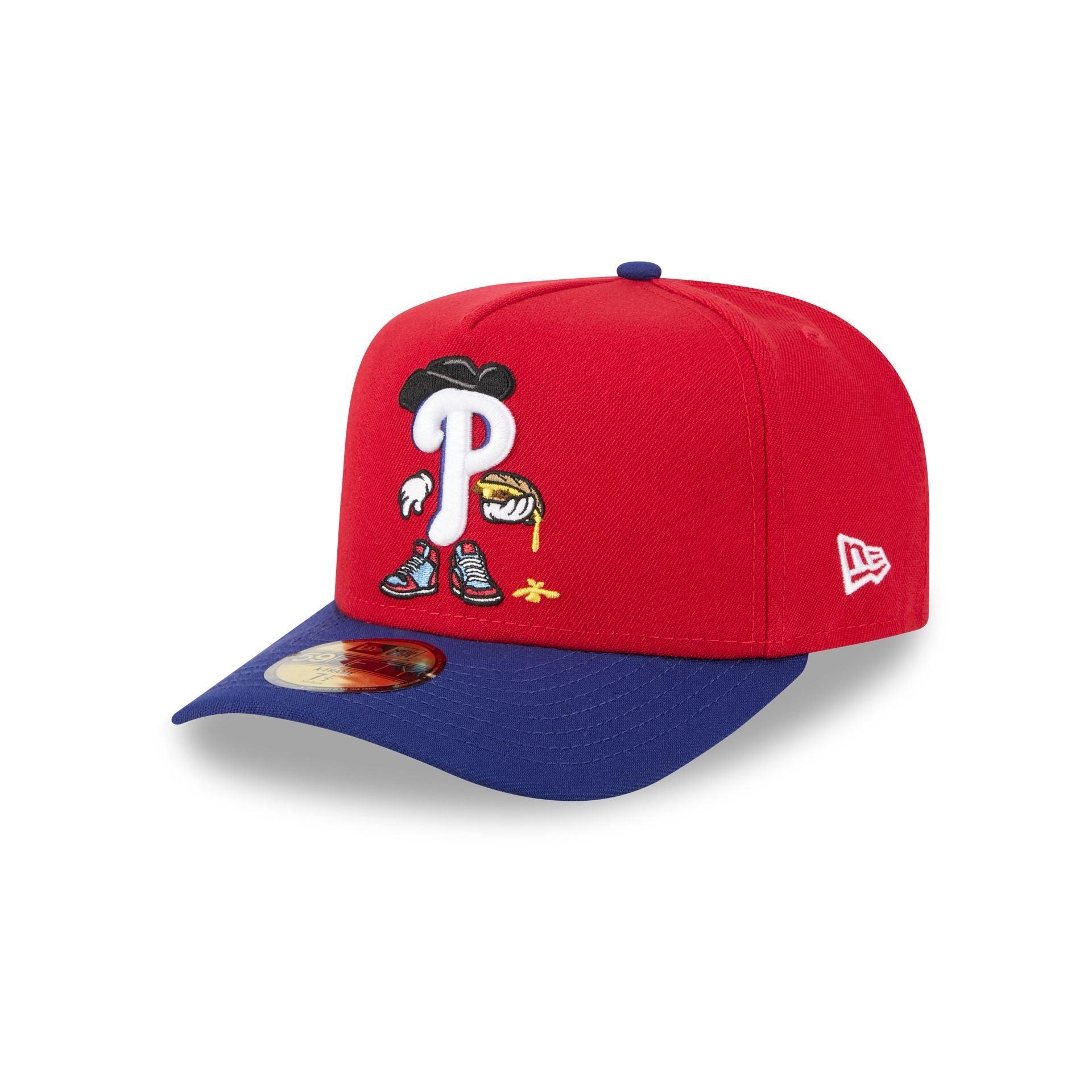 Philadelphia Phillies Cartoon 59FIFTY A-Frame Fitted Hat Male Product Image