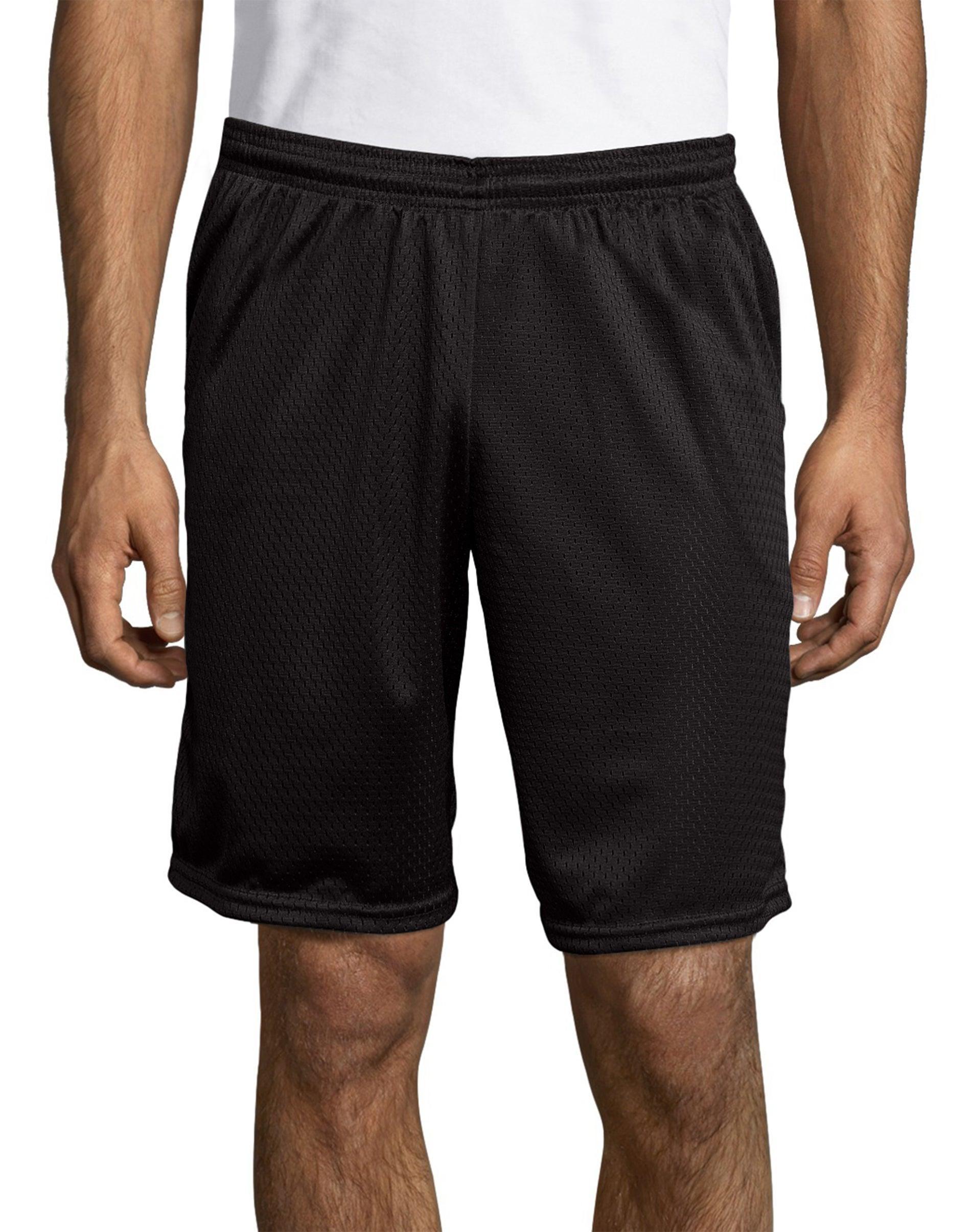 Hanes Sport Mens Mesh Athletic Shorts with Pockets, 9 Navy S Product Image