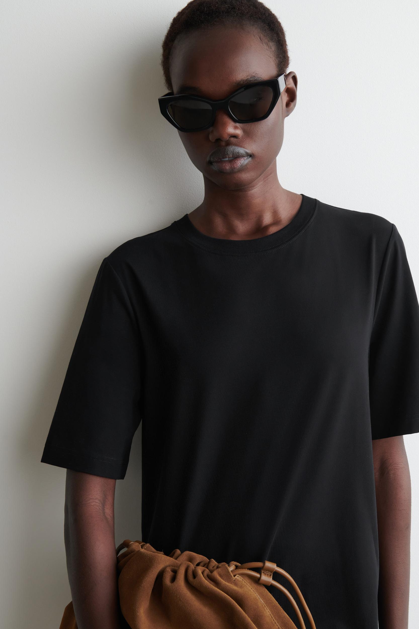 COTTON MIDI T-SHIRT DRESS Product Image