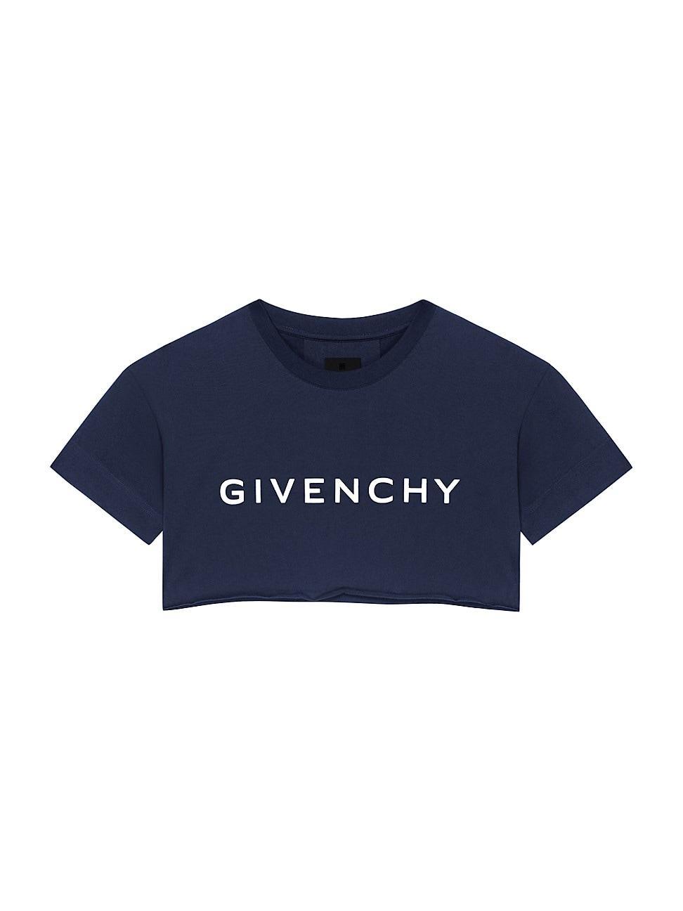 Womens Archetype Cropped T-Shirt in Cotton Product Image