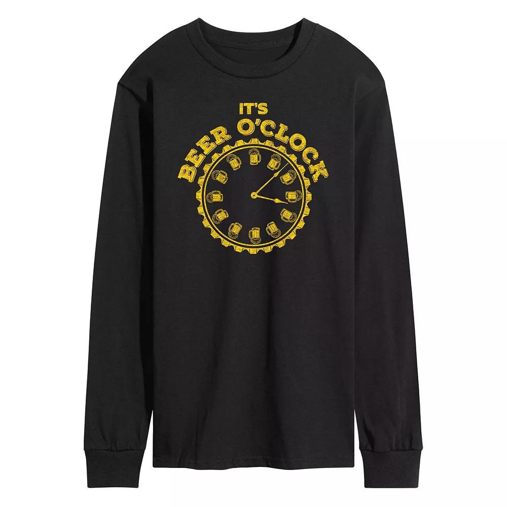 Mens Beerlievable Long Sleeve Graphic Tee Product Image