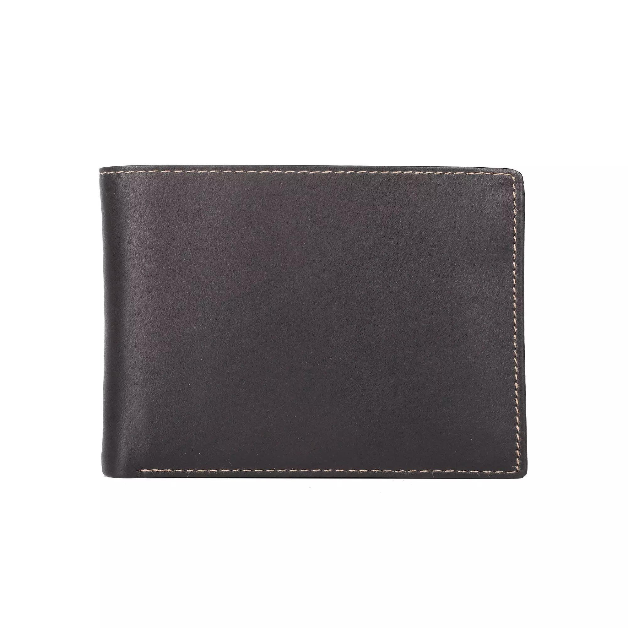 Men's Dopp Regatta Double I.D. Credit Card Billfold Wallet, Black Product Image