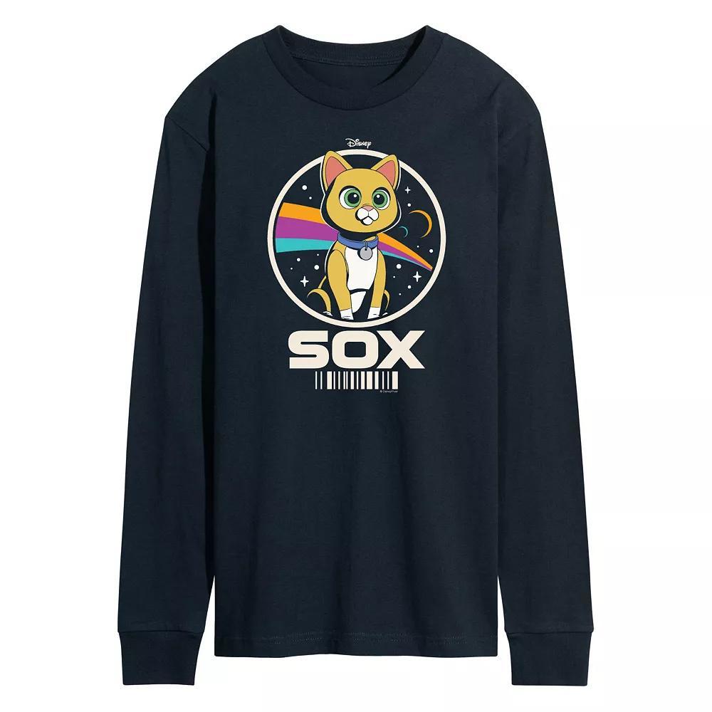 Disney / Pixars Lightyear Sox Mens Long Sleeve Graphic Tee Blue Product Image