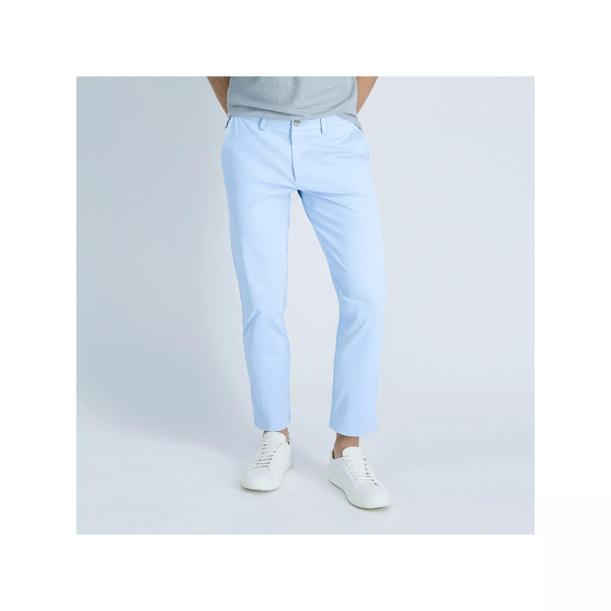 Mens Haggar Sport Travel Performance Straight Fit Flat Front Pants Product Image