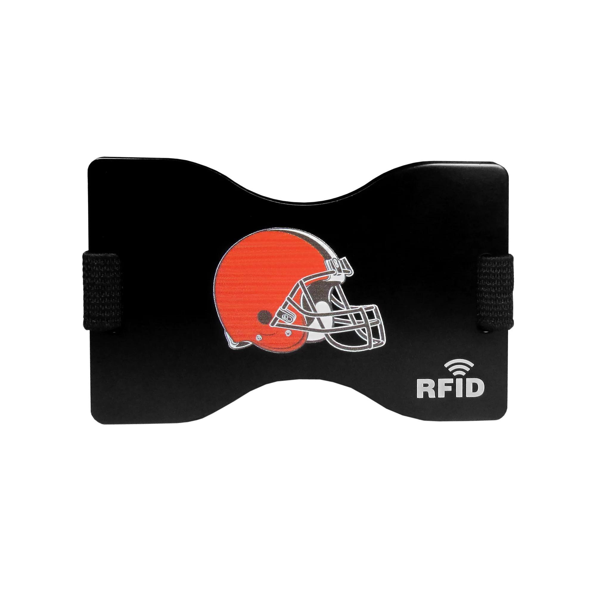 Men's Cleveland Browns Hardcase RFID Wallet, Team Product Image