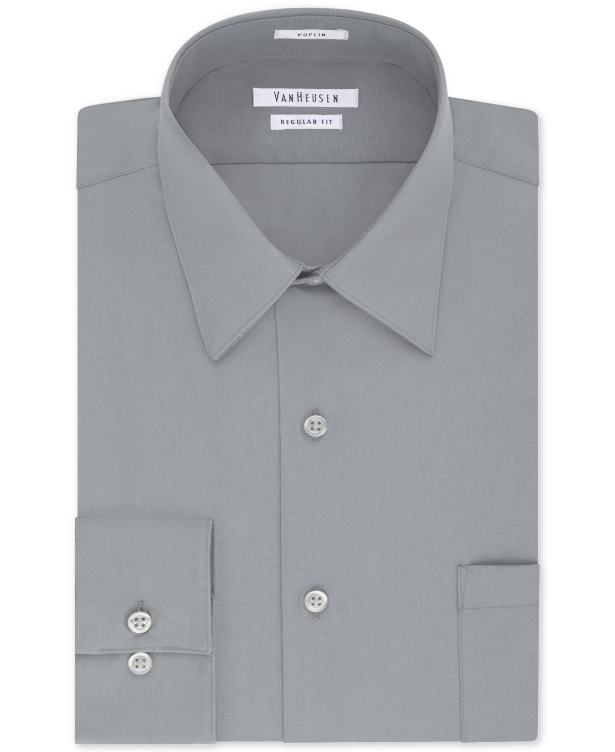 David Donahue Trim Fit Super Fine Twill Dress Shirt Product Image