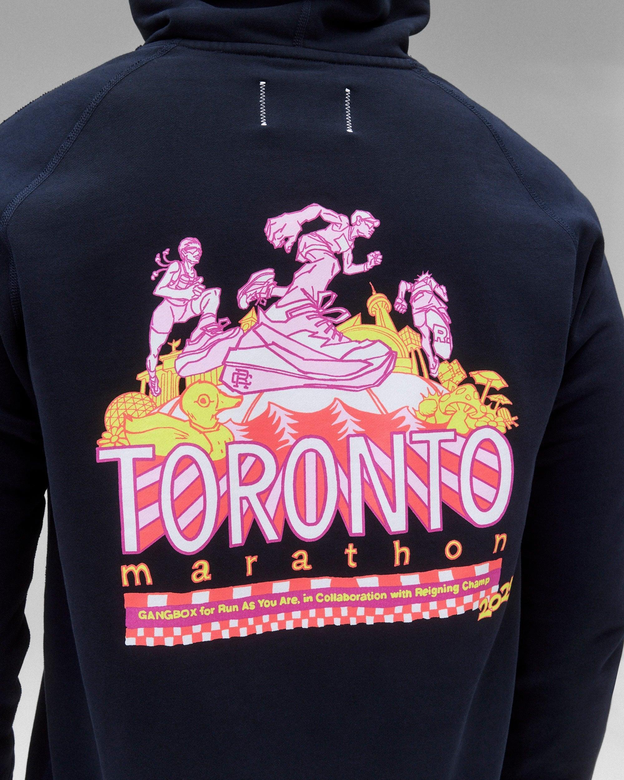 Midweight Terry Toronto Marathon Hoodie Male Product Image