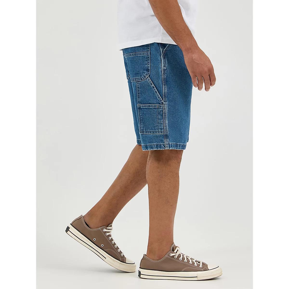 Men's Wrangler® Five Star Premium Carpenter Shorts in Dark Indigo Product Image