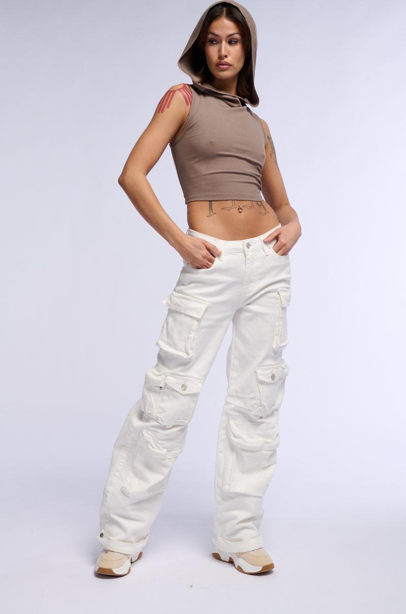ATLAS HOODED RIBBED TANK TOP Product Image