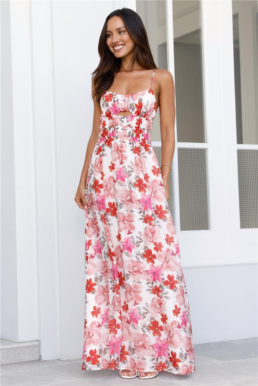 Petals Of Summer Maxi Dress Floral Product Image